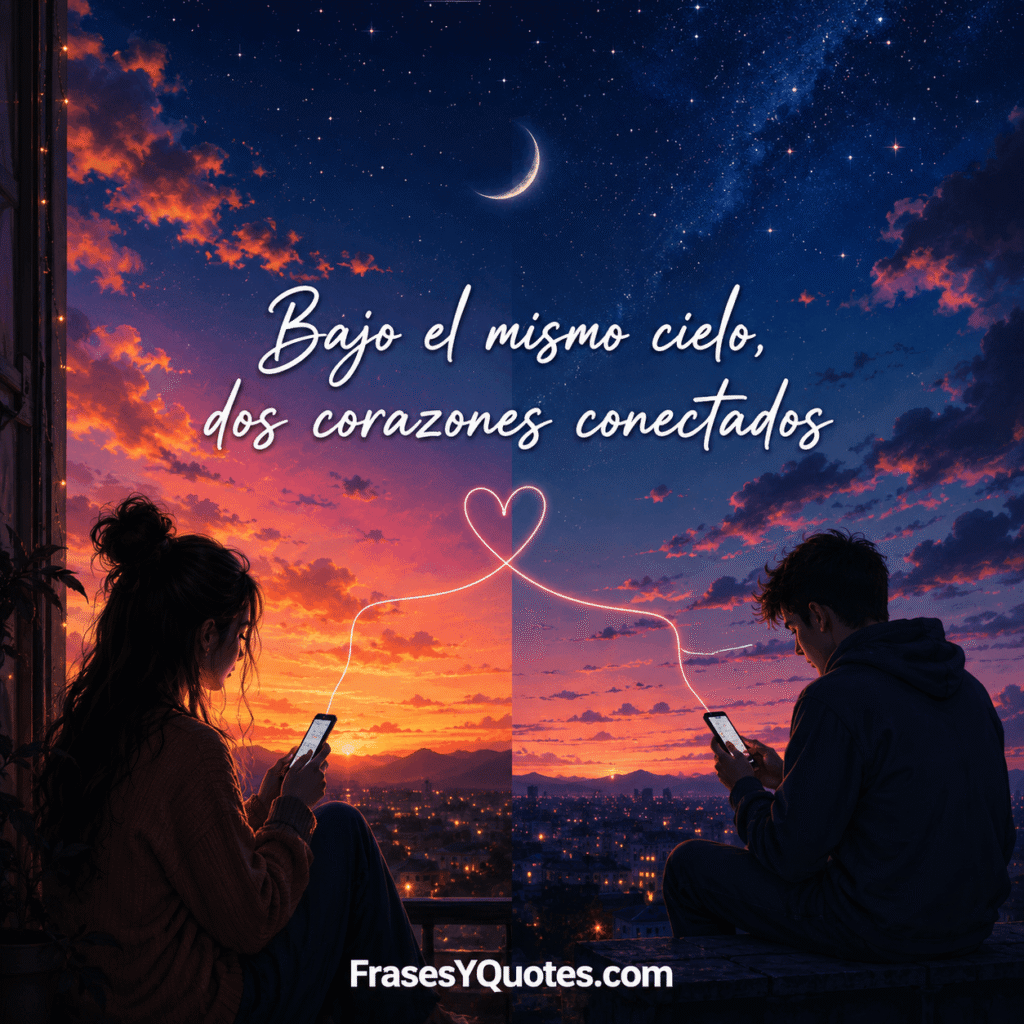 amor a la distancia frases bonitas